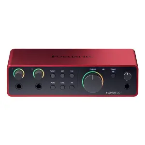Focusrite Scarlett 2i2 Studio 4th Gen USB-C Ses Kartı Seti (Mikrofon + Kulaklık ile) - 5