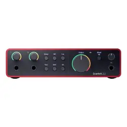 Focusrite Scarlett 2i2 Studio 4th Gen USB-C Ses Kartı Seti (Mikrofon + Kulaklık ile) - 6