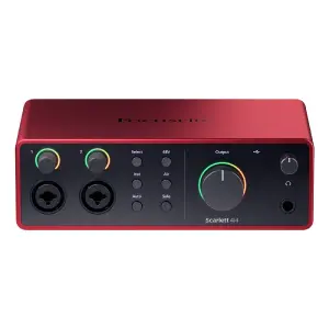Focusrite Scarlett 4i4 4. Nesil USB-C Audio/MIDI Ses Kartı - 2