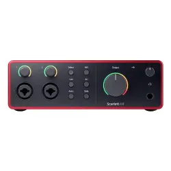 Focusrite Scarlett 4i4 4. Nesil USB-C Audio/MIDI Ses Kartı - 3