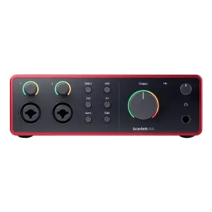 Focusrite Scarlett 4i4 4. Nesil USB-C Audio/MIDI Ses Kartı - 3