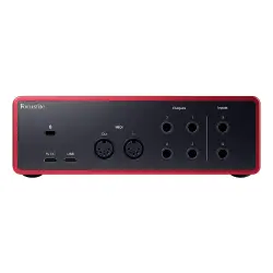 Focusrite Scarlett 4i4 4. Nesil USB-C Audio/MIDI Ses Kartı - 5