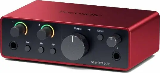 Focusrite Scarlett Solo 4th Gen USB Audio Interface - 3