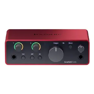 Focusrite Scarlett Solo 4th Gen USB Audio Interface - 2