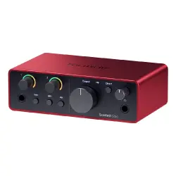 Focusrite Scarlett Solo 4th Gen USB Audio Interface - 4