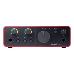 Focusrite Scarlett Solo 4th Gen USB-C Ses Kartı - 3