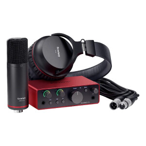 Focusrite Scarlett Solo Studio 4th Gen USB-C Ses Kartı Seti (Mikrofon + Kulaklık) - Focusrite