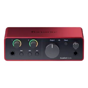 Focusrite Scarlett Solo Studio 4th Gen USB-C Ses Kartı Seti (Mikrofon + Kulaklık) - 5