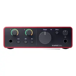 Focusrite Scarlett Solo Studio 4th Gen USB-C Ses Kartı Seti (Mikrofon + Kulaklık) - 6