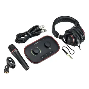 Focusrite Vocaster One Studio USB-C Podcast Seti (Mikrofon + Kulaklık) - 1