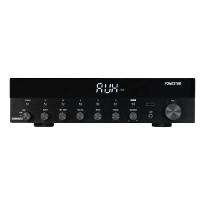 Fonestar AS-3030 Hi-Fi Stereo Amplifikatör (Bluetooth, USB, FM Radyo, Mikrofon Girişleri) - Fonestar