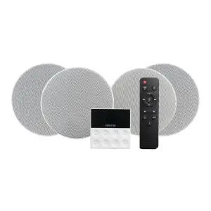 Fonestar KS-WALL-4 4’lü Duvar Tipi Ses Kiti (Bluetooth/USB/FM, 25+25W RMS, 6