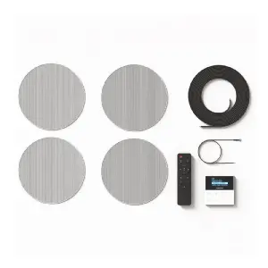 Fonestar KS-WALL-4 4’lü Duvar Tipi Ses Kiti (Bluetooth/USB/FM, 25+25W RMS, 6″ Tavan Hoparlörlü) - 2