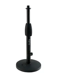 Gator Frameworks Desktop Mic Stand with Round Base and Twist Clutch - GFW-MIC-0601 - 1