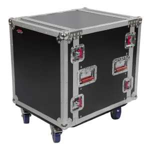 Gator Frameworks G-TOUR 12U CAST 12U Standart Audio Road Rack Case (Tekerlekli, ATA Flight Tipi) - 1