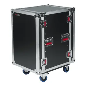 Gator Frameworks G-TOUR 16U CAST 16U Standart Audio Road Rack Case (Tekerlekli, ATA Flight Tipi) - 3