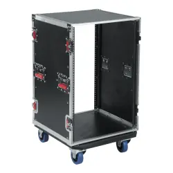 Gator Frameworks G-TOUR 16U CAST 16U Standart Audio Road Rack Case (Tekerlekli, ATA Flight Tipi) - 7