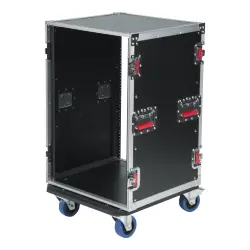 Gator Frameworks G-TOUR 16U CAST 16U Standart Audio Road Rack Case (Tekerlekli, ATA Flight Tipi) - 8