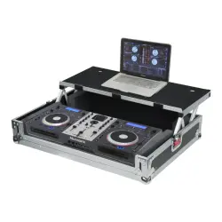 Gator Frameworks G-TOURDSPUNICNTLB Orta Boy DJ Kontrolörler İçin Platformlu Universal Flight Case - 1