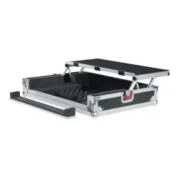 Gator Frameworks G-TOURDSPUNICNTLB Orta Boy DJ Kontrolörler İçin Platformlu Universal Flight Case - 10