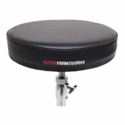 Gator Frameworks GFW-DRUMTHRONE-R Yuvarlak Oturaklı Ayarlanabilir Davul Taburesi - 6