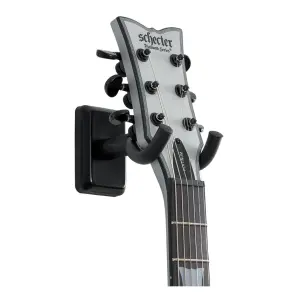 Gator Frameworks GFW-GTR-HNGRBLK Siyah Duvar Tipi Gitar Askısı - 1