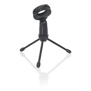 Gator Frameworks GFW-MIC-0250 Kablolu Mikrofonlar için Mini Tripod Masaüstü Standı - 2
