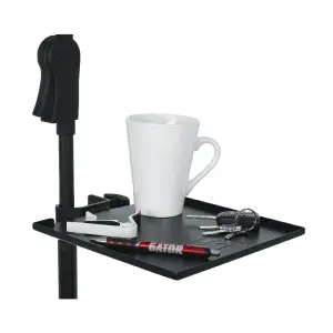 Gator Frameworks GFW-SHELF0909 Kelepçeli Mikrofon Standı Aksesuar Rafı - 1