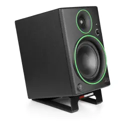 Gator Frameworks GFW-SPKSTMNDSK-WDG Masaüstü Hoparlör Eğim Standı (Çift) - 1