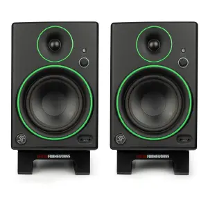 Gator Frameworks GFW-SPKSTMNDSK-WDG Masaüstü Hoparlör Eğim Standı (Çift) - 6