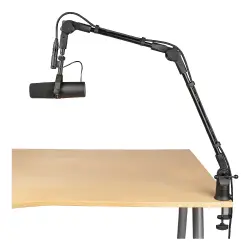 Gator Frameworks GFWMICBCBM0500 İnce Profilli Masaüstü Yayın / Podcast Mikrofon Boom Kolu - 2