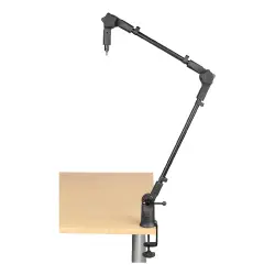 Gator Frameworks GFWMICBCBM0500 İnce Profilli Masaüstü Yayın / Podcast Mikrofon Boom Kolu - 3