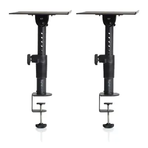 Gator Frameworks GFWSPKSTMNDSKCMP Kelepçeli Ayarlanabilir Stüdyo Monitör Standı - 2