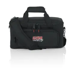 Gator Frameworks GM-12B 12 Mikrofon Taşıma Çantası (Korumalı, Aksesuar Bölmeli) - 4
