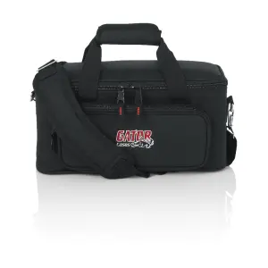 Gator Frameworks GM-12B 12 Mikrofon Taşıma Çantası (Korumalı, Aksesuar Bölmeli) - 4