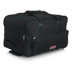 Gator Frameworks GPA-712LG 12 inç Büyük Kasa Hoparlörler İçin Tekerlekli Hoparlör Taşıma Çantası - 1