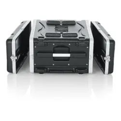 Gator Frameworks GRR-4L 4U Tekerlekli Audio Rack Kabini (Çekme Kollu, Ön / Arka Raylı, Kilitli) - 4