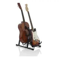Gator Frameworks RI-GTRAU2X Çiftli A-Frame Gitar Standı - 1