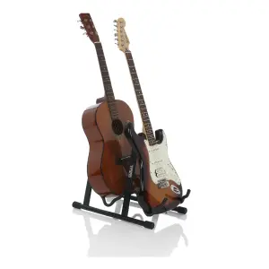 Gator Frameworks RI-GTRAU2X Çiftli A-Frame Gitar Standı - 1