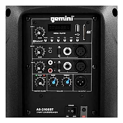 Gemini AS-2108BT 8 inç 60W Aktif Bluetooth PA Hoparlör - 6