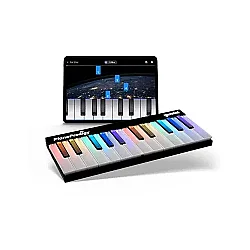 Gemini GPP-101 24 Tuşlu Işıklı Aktif Bluetooth Genişletilebilir Kablosuz MIDI Klavye - Gemini