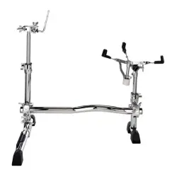 Gibraltar GSVMS-KIT Stealth Drum Rack Vertical Mount System with Chrome Clamps, Tom Holder and Snare Stand - 1
