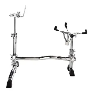 Gibraltar GSVMS-KIT Stealth Drum Rack Vertical Mount System with Chrome Clamps, Tom Holder and Snare Stand - 1