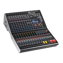 Globe Acoustic GTP1252FX 12 Kanal 1500W 2x99 DSP Çift Efektli Bluetooth USB Power Mikser - Globe Acoustic