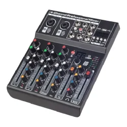 Globe Acoustic MX400 4 Kanal 99 DSP Efektli Bluetooth USB Mikser - Globe Acoustic