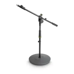 Gravity MS 2222 B – Kısa Bom Kollu Dairesel Tabanlı Mikrofon Standı - 1