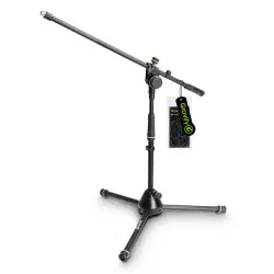 Gravity MS 4221 B Katlanabilir Tripod Tabanlı ve 2 Noktalı Ayarlı Kısa Mikrofon Standı - 1