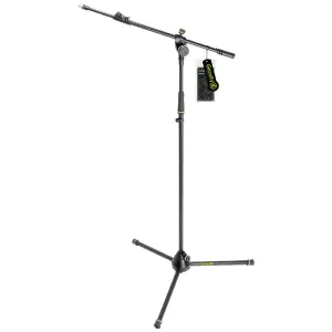 Gravity Stands MS 4322 HDB Ağır Hizmet Tipi Teleskopik Boomlu Tripod Mikrofon Standı - 1