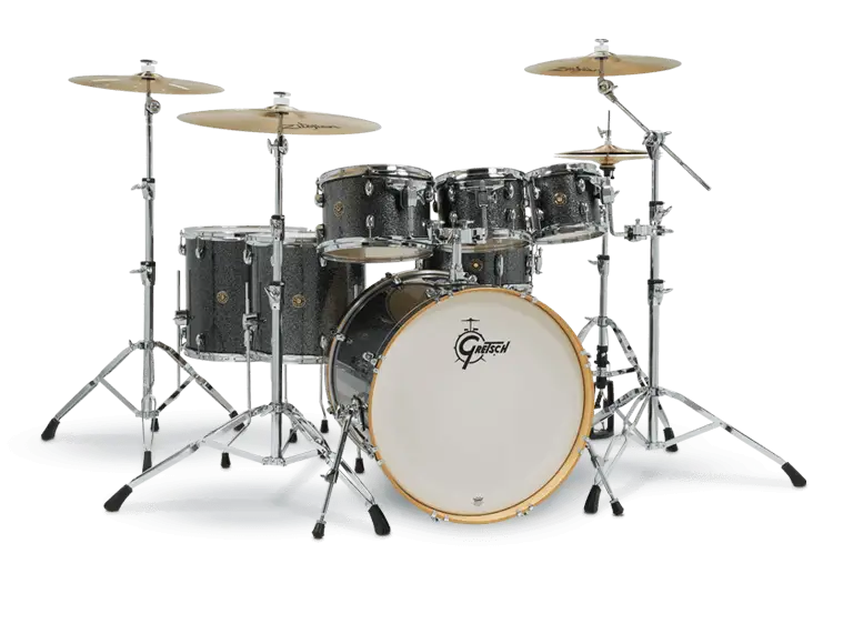 Gretsch CM1-E826P-BS Catalina Maple 7 Parça 22 inç Akustik Davul Seti (Black Stardust) - Gretsch