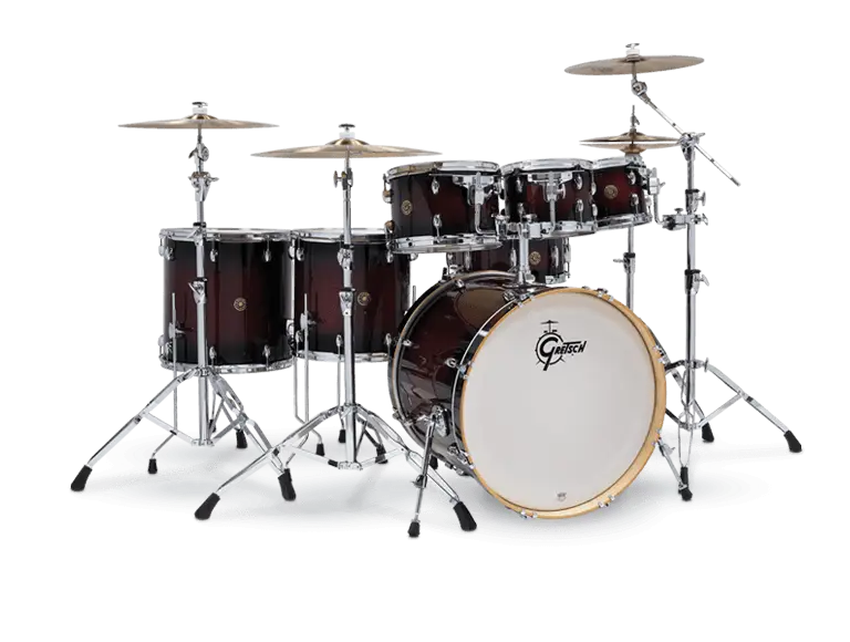 Gretsch CM1-E826P-DCB Catalina Maple 7 Parça 22 inç Akustik Davul Seti (Deep Cherry Burst) - Gretsch